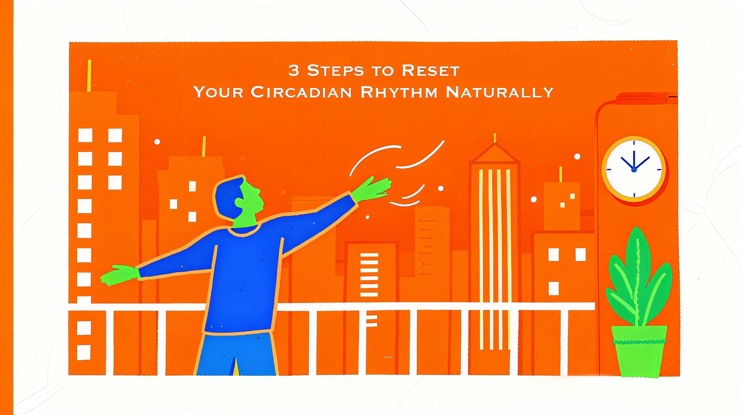 3 Steps to Reset Your Circadian Rhythm Naturally